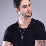 Cross Necklace For Men Women Couple Pendant Jesus Necklace