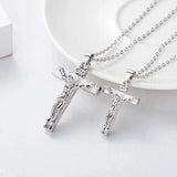 Cross Necklace For Men Women Couple Pendant Jesus Necklace