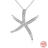 925 Silver Star Necklaces Chains For Women Jewelry