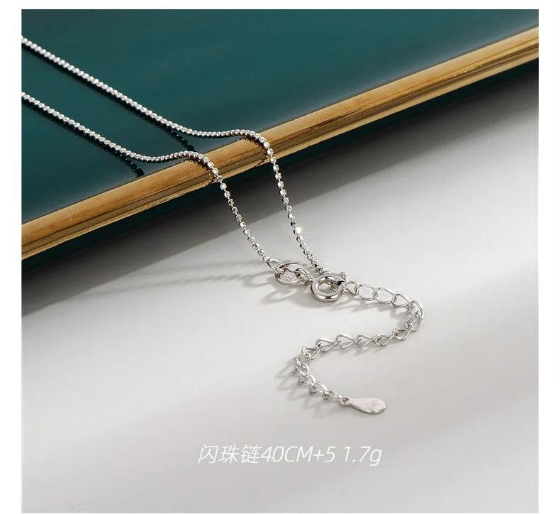 S925 Silver Chain Necklaces for Women Jewelry