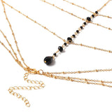 Sexy Copper Sequins Body Chain Jewelry for Women