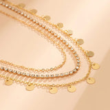 Star Rhinestone Chain Belly Belt Y2K Body Jewelry