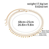 Star Rhinestone Chain Belly Belt Y2K Body Jewelry