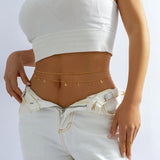 Crystal Bodychain Hip Hop Punk Waist Chain Female Summer Accessories