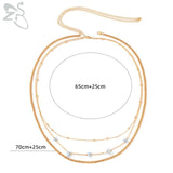 Beaded Waist Chain Crystal Belly Chain for Women and Girls