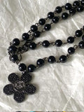 Sunflower Pearl Beads Pendant Choker Necklace