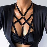 Ingesight.Z Sexy Cross Bondage Lingerie Elastic Harness
