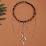 Sexy Stretch Snake Long Leg Chain Y2k Body Jewelry For Women