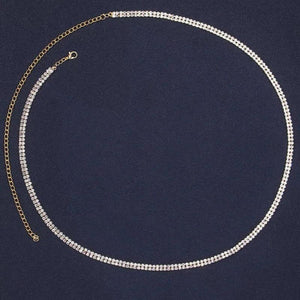 Bling Rhinestone Waist Chain Belt Bohemian