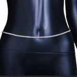Bling Rhinestone Waist Chain Belt Bohemian