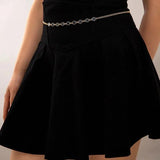 Pearl Waist Chain Belt for Women Adjustable Belly Chain Dress Accessories