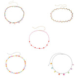 Acrylic Boho Beaded Belly Chain Necklace Multicolor Waist Belt Sexy