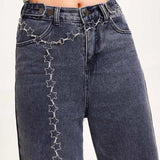Metal Waist Belt for Women Hip Hop Punk Girl Jewelry
