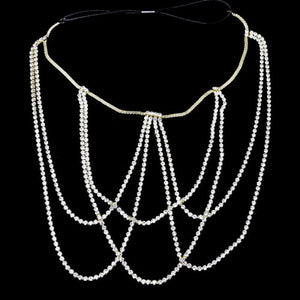 Sexy Glitter Rhinestone Leg Chain Multi-layer Metal Body Chain