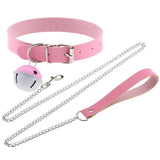 Sexy Harajuku PU Leather Ball Pendant Choker Necklace