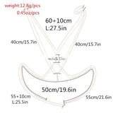 Sexy Cross Beads Bikini Body Chain for Women