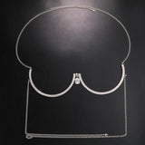 Sexy Gem Pendant Rhinestone Body Chain