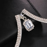 Sexy Gem Pendant Rhinestone Body Chain