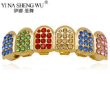Crystal Zircon Teeth Grillz Hip Hop Dental Grills