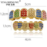 Crystal Zircon Teeth Grillz Hip Hop Dental Grills