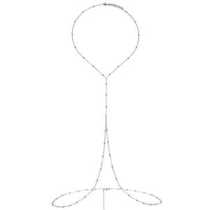 Stainless Steel Beads Chain Waist Body Chain For Women