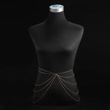 Women's Multilayer Metal Waist Chain Belt