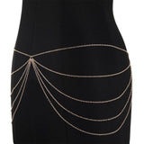 Women's Multilayer Metal Waist Chain Belt