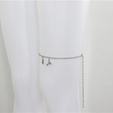 Metal Custom Letter Garter Leg Thigh Chain Body Jewelry for Women