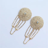 Rhinestone Bra Chain Nipple Cover Jewelry