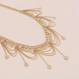 Vintage Boho Waist Chain Belts Women Metal Coin Body Chain Jewelry