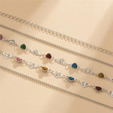 Colorful Heart Waist Chain for Women Girl