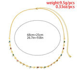 Colorful Heart Waist Chain for Women Girl