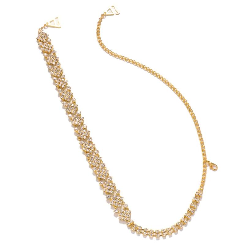Rhinestone Shoulder Strap Bra Chain Wedding Jewelry