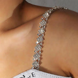 Rhinestone Shoulder Strap Bra Chain Wedding Jewelry
