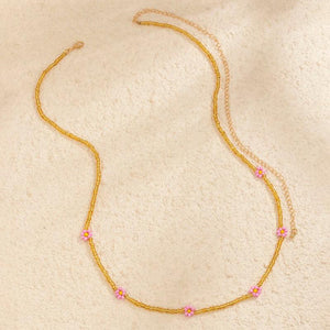 Small Flowers Belly Chains for Women Bohemia Waist Beads