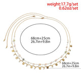 Vintage Double Waist Chain Ladies Crystal Stone Butterfly Body Chain