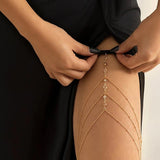 Bohemian Leg Thigh Chain Long Tassel Multilayer Ad