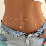 Boho Geometric Sequins Belly Chain - Body Chain Jewelry
