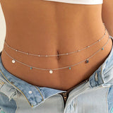 Boho Geometric Sequins Belly Chain - Body Chain Jewelry