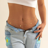 Boho Geometric Sequins Belly Chain - Body Chain Jewelry