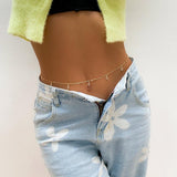 Sexy Crystal Glass Belly Belt Waist Chain Women Summer Beach Bikinis Accessories