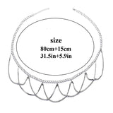 Rhinestone Belly Chain Belt Body Chain for Women