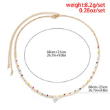 Boho Crystal Beads Belly Chain Bikini Beach Waist Chain