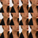 Indian Pearl Butterfly Tassel Earrings Nose Clip Chain Boho Nose Ring