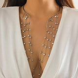 Vintage Tassel Star Pendant Open Torques Choker Necklace