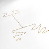 Metal Chain Cross Necklace Belly Chain Summer Beach Body Jewelry