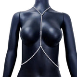 Crystal Neckchain Waist Chain Rhinestone Body Chain Necklace