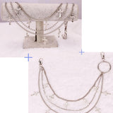 Vintage Metal Rock Trousers Hipster Belly Chain