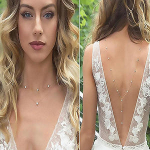 Sexy Rhinestone Body Chain for Beach Wedding