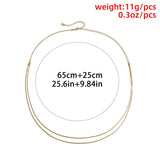 Retro Snake Chains Waist Belt Body Jewelry